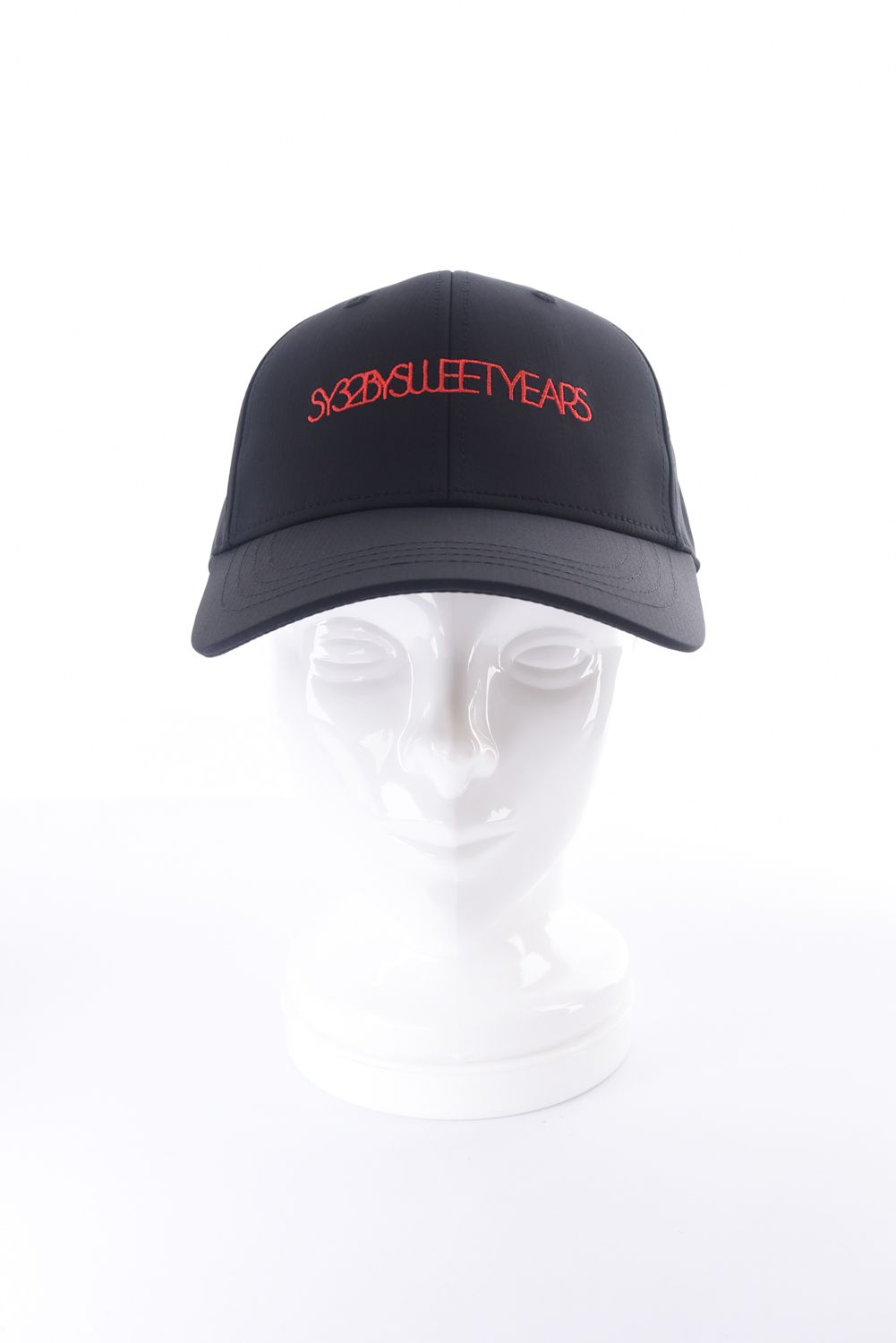 【26SS】 MINI HERRINGBONE EMB CAP / ミニヘリンボーン ロゴ刺繡 キャップ (ブラック)