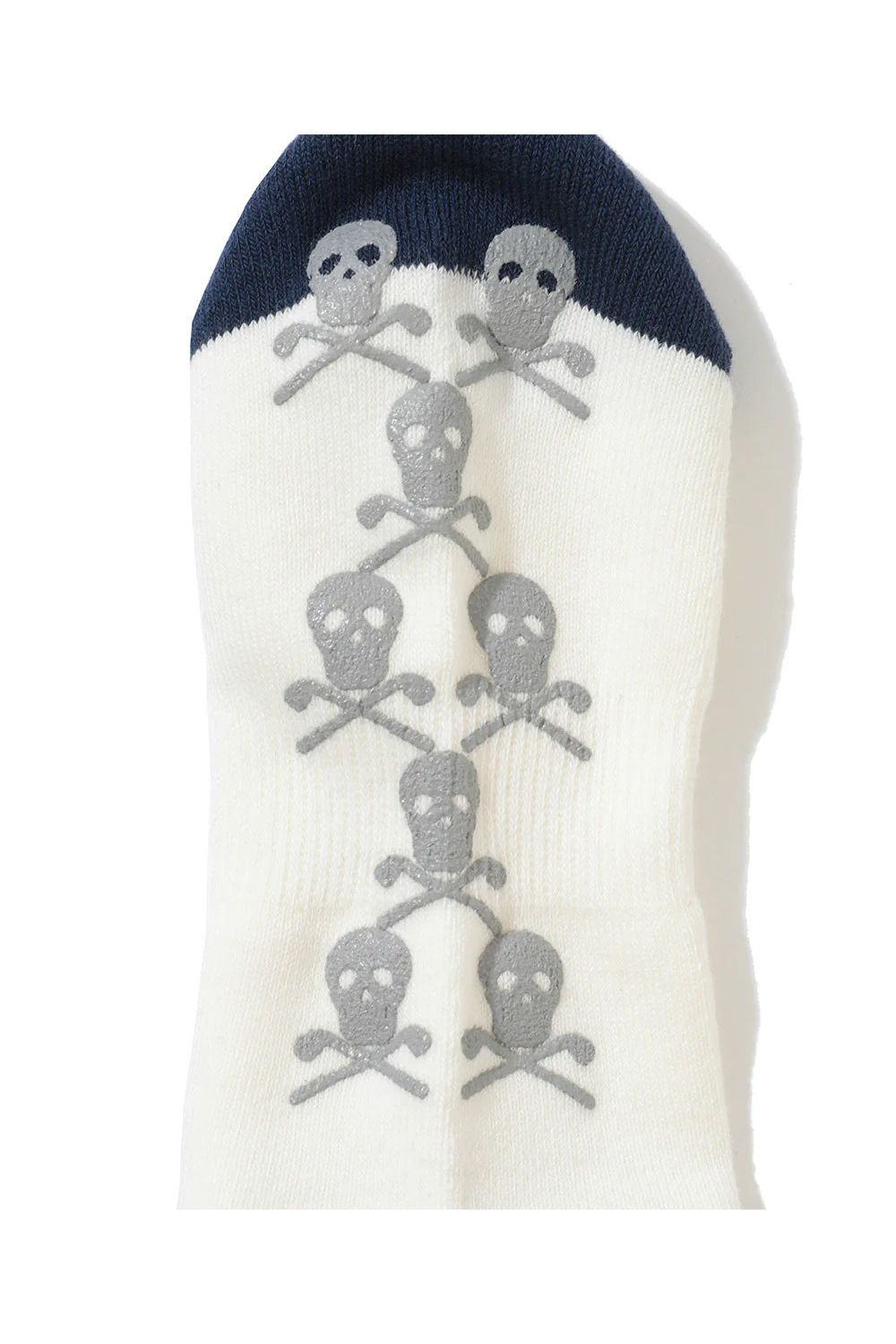 【MARK & LONA】サークルスカル レイヤード風クルーソックス MARK&LONA - EVER LAYER CREW SOCKS / サークルスカル
