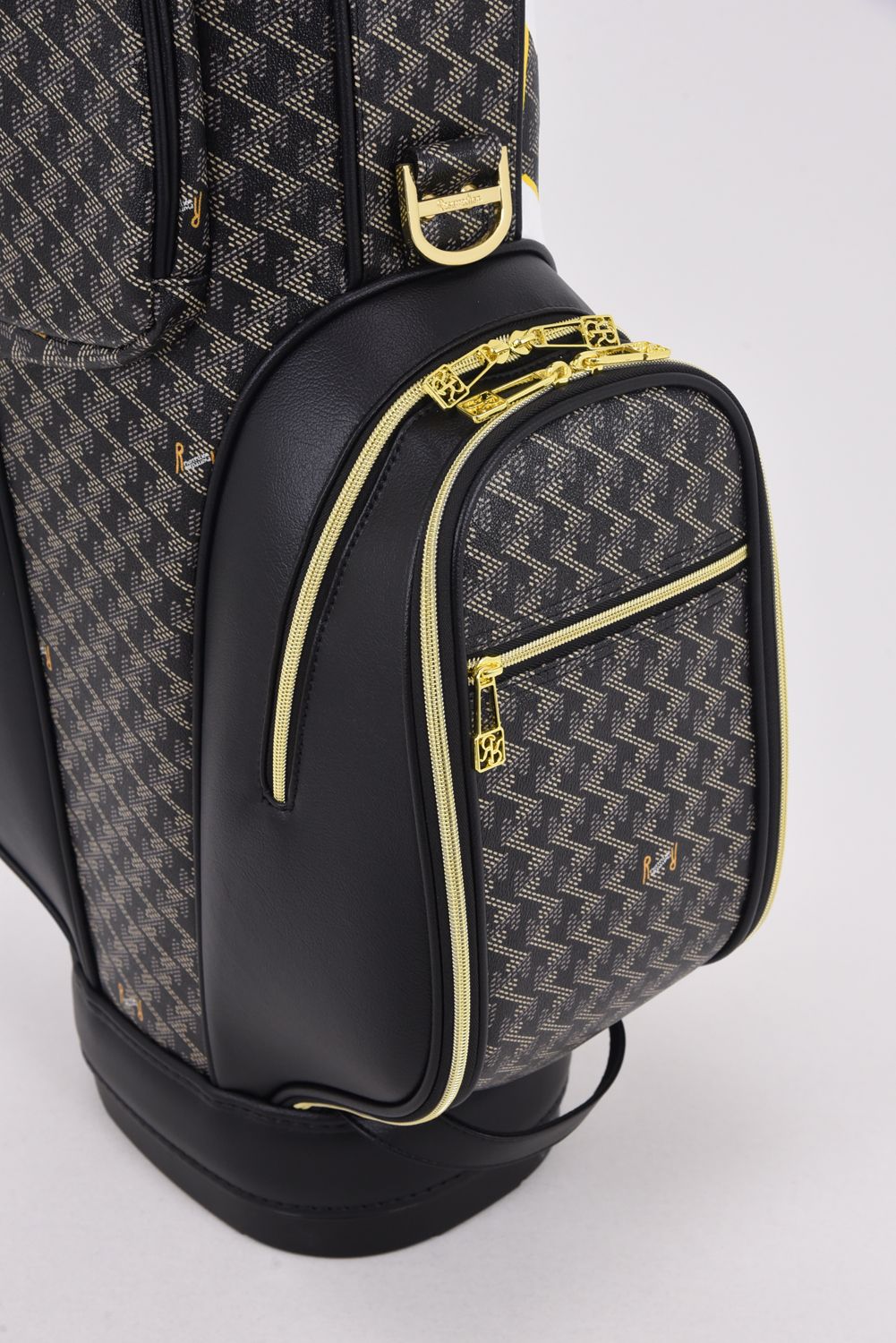 【銀行振込・代金引換不可】【返品・交換不可】 GOSSIP GOLF限定 ORIGINAL GRAFFITI DESIGN RALLINA  No.3 (ラリーナ) / カートタイプ キャディバッグ (ダークブラック/グラフィティデザイン)