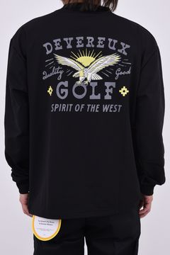 【26AW】 DVG spirit of the West MOCK TEE / バックプリント 長袖モックネックTシャツ (ブラック)