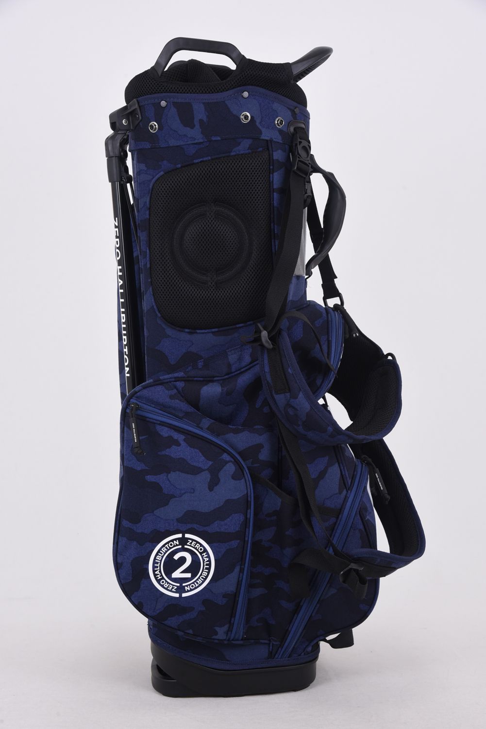 【銀行振込・代金引換不可】【返品・交換不可】【1000Dコーデュラナイロン】Stand Bag ZHG-CB1 / スタンドタイプ キャディバッグ ネイビーカモ
