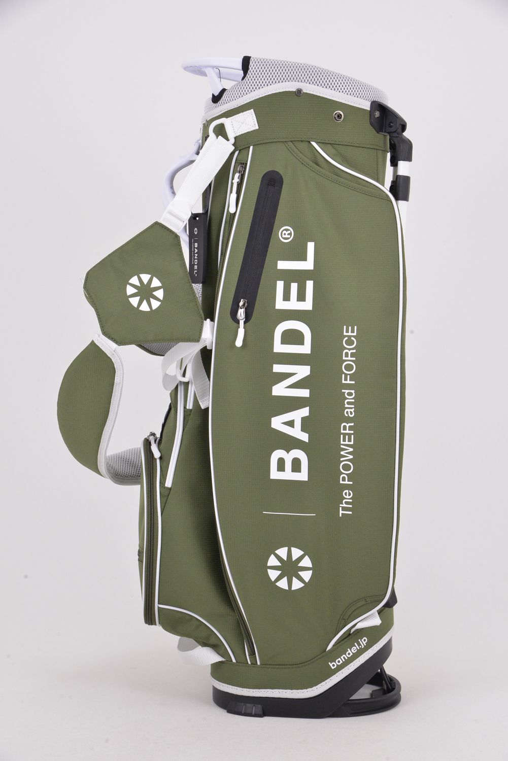【ポイント10倍】 BANDEL × elitegrips D-Type 9.5inch CADDY BAG / エリートグリップ コラボレーション キャディバッグ (カーキ)