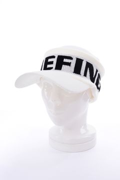 【26AW】 MEN’S KNIT VISOR / ブランドロゴ ニットサンバイザー (ホワイト)