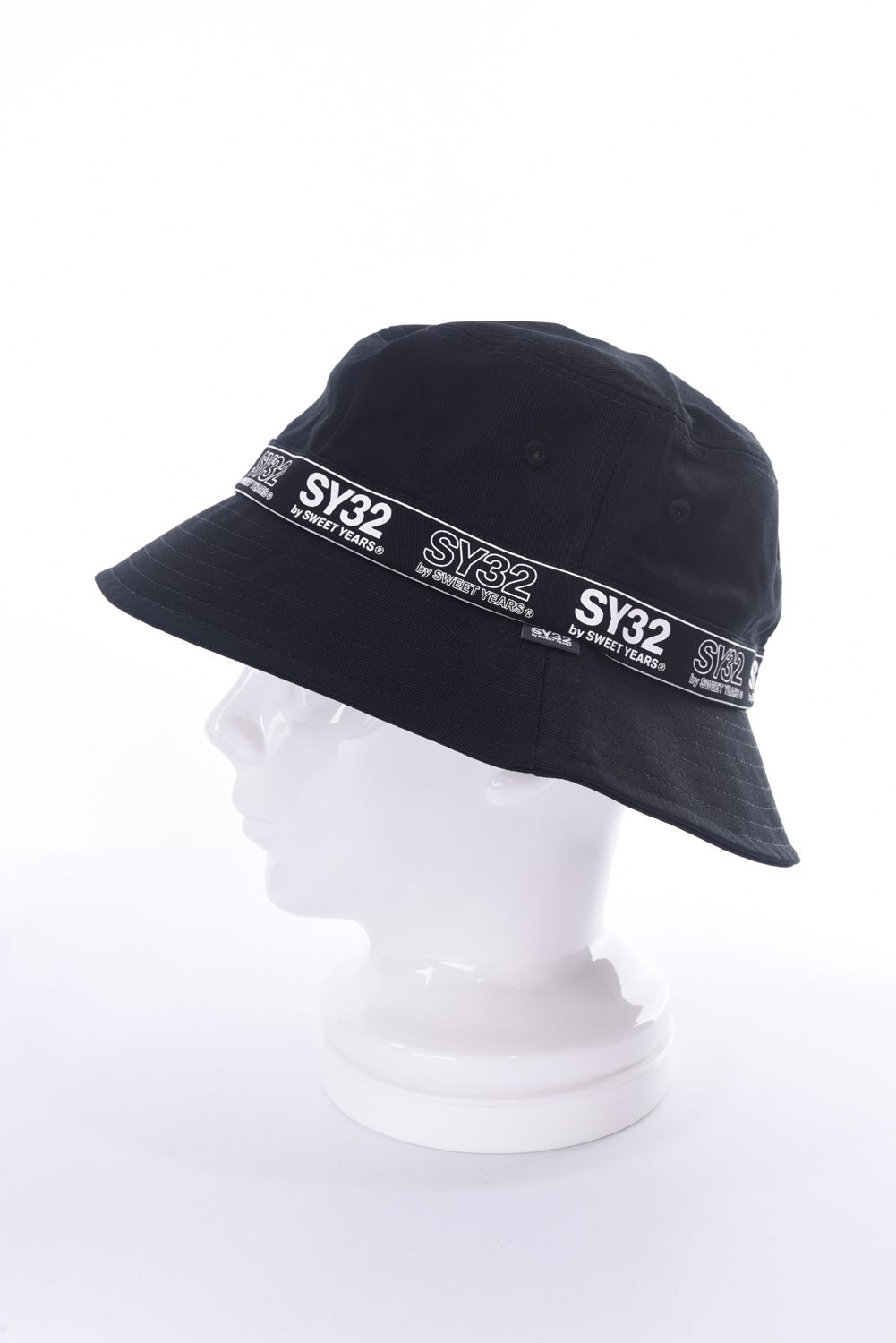 SY32 by SWEET YEARS GOLF - TAPE LOGO BUCKET HAT / ロゴラインテープ