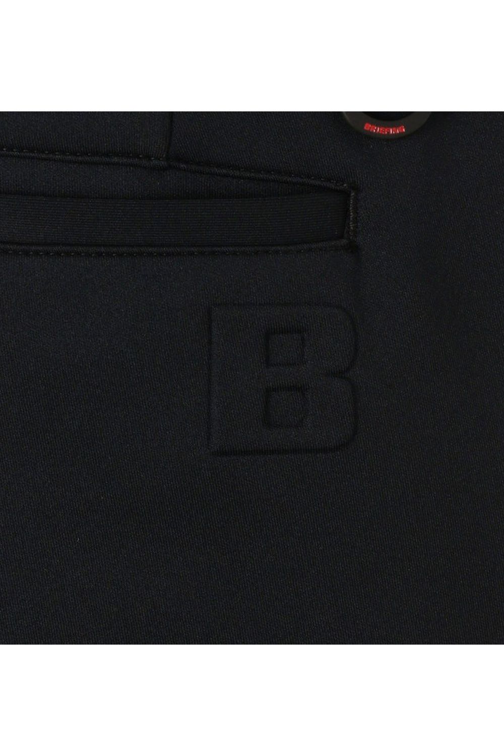 【25AW】 MEN'S 3D LOGO SLIM PANTS / 3Dロゴ ストレッチジャージ スリムロングパンツ (ブラック)