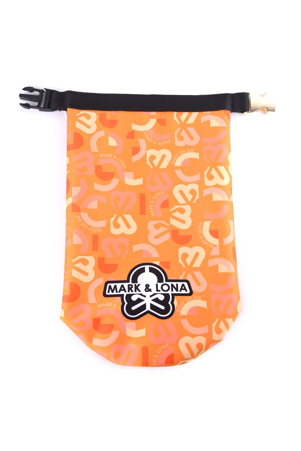 【26SS】 QUADRA ROUND COOLING BAG / エレメントスカルプリント ハンドル仕様 アイスバッグ (オレンジ)