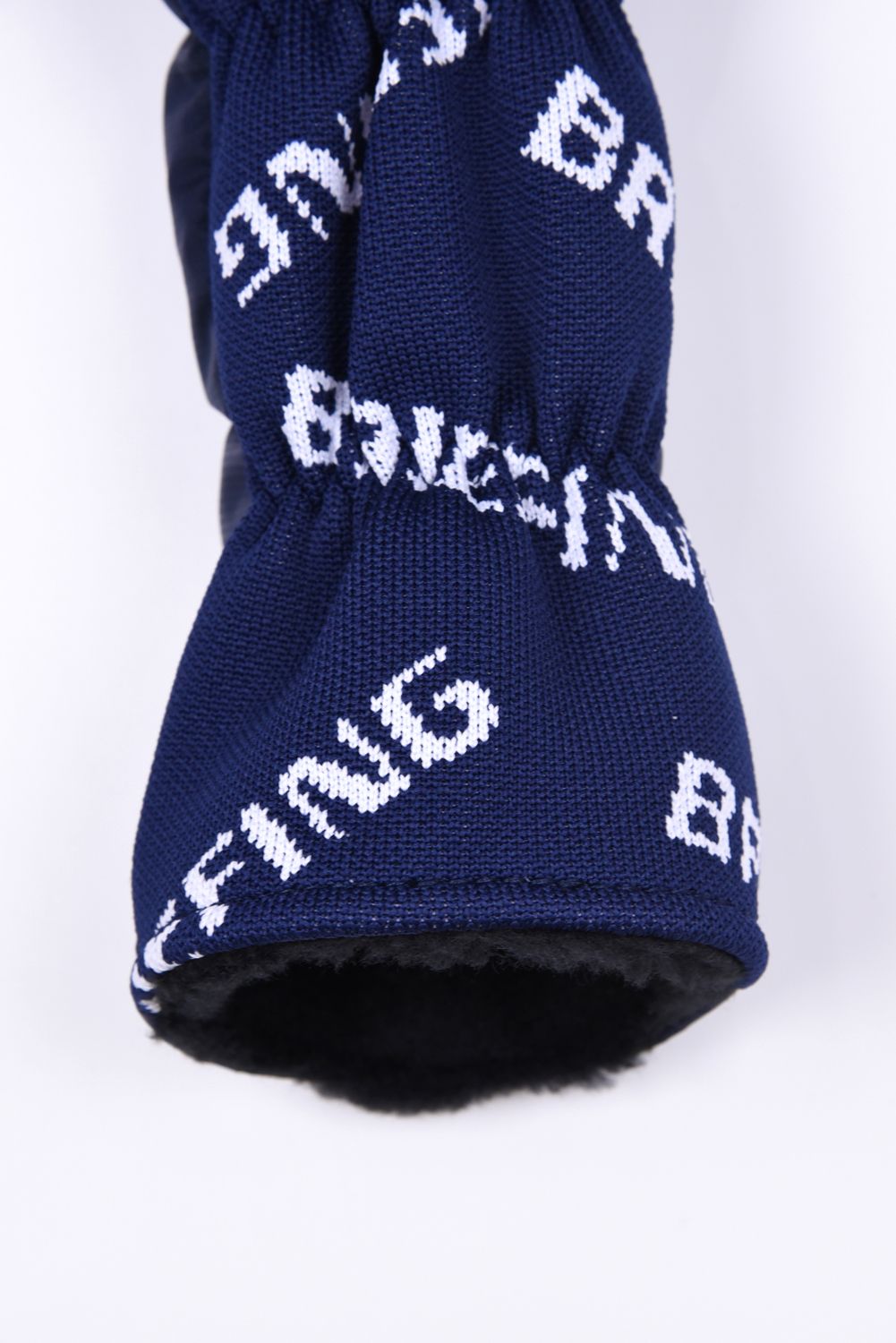 【26SS】 LOGO KNIT FAIRWAY WOOD COVER / 異素材ハイブリッド フェアウェイウッドカバー (ネイビー)