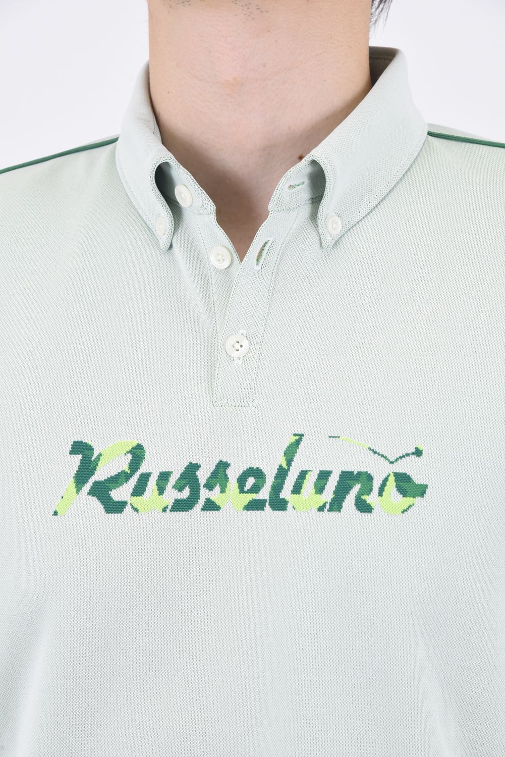 BIG LUCHA JQ POLO / オリジナルジャガード ポロシャツ ミント