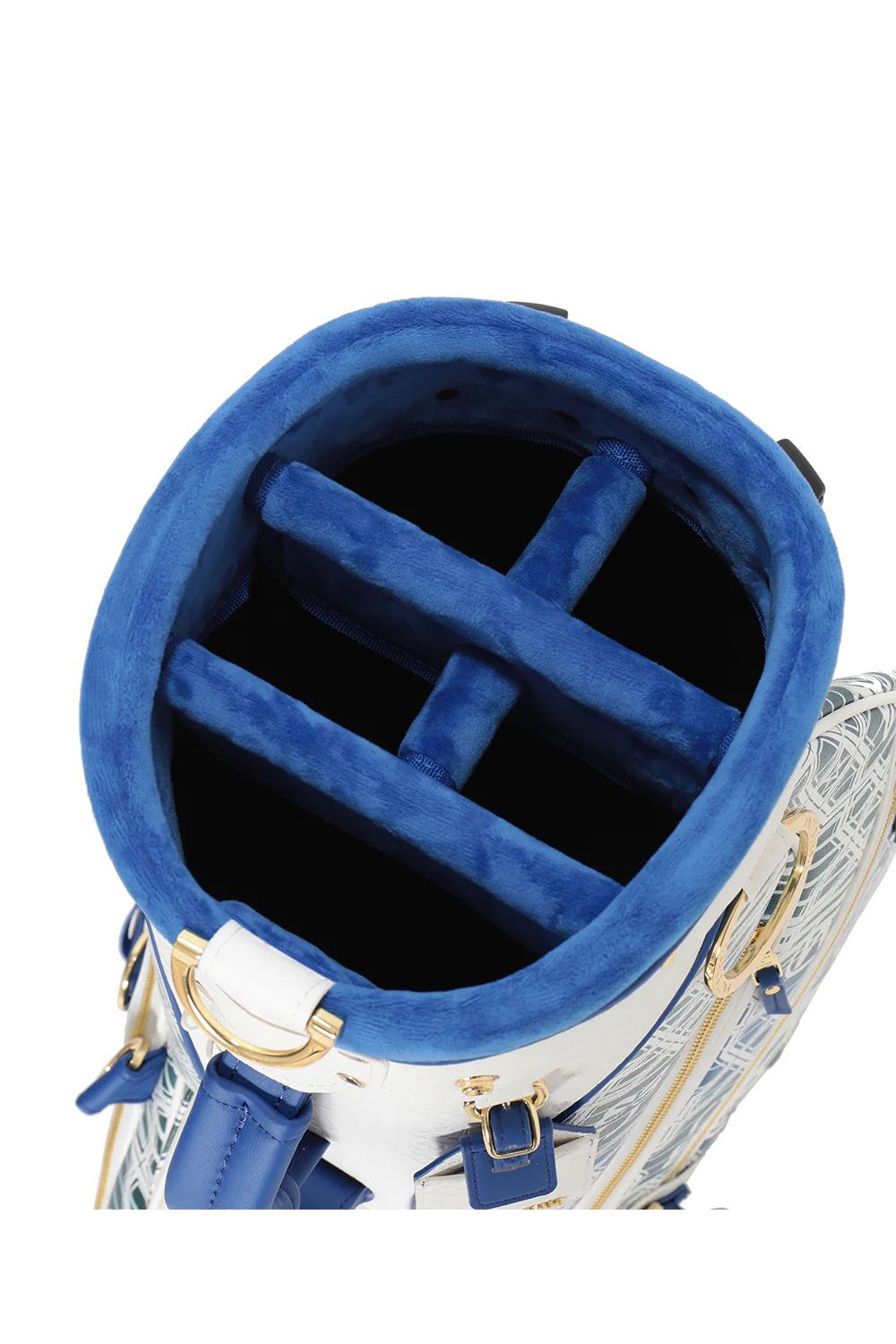 【26SS】【銀行振込・代金引換不可】【返品・交換不可】 RITMO MONOGRAM STAND BAG / ジオメトリックパターン スタンドタイプ キャディバッグ (ホワイト)