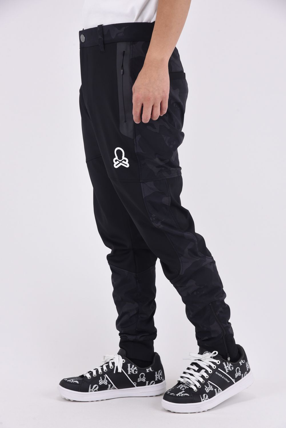 【25AW】 FUSION FIT TACTICAL JOGGER / オリジナルカモパターン タクティカルジョガーパンツ (ブラック)