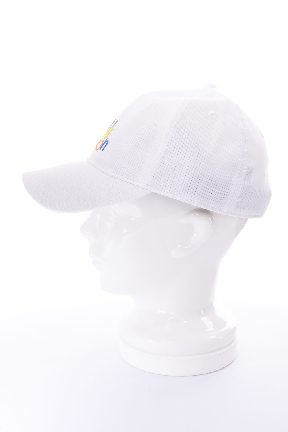 【26SS】 COLORFUL LOGO CAP / カラフルロゴ刺繍 キャップ (ホワイト)