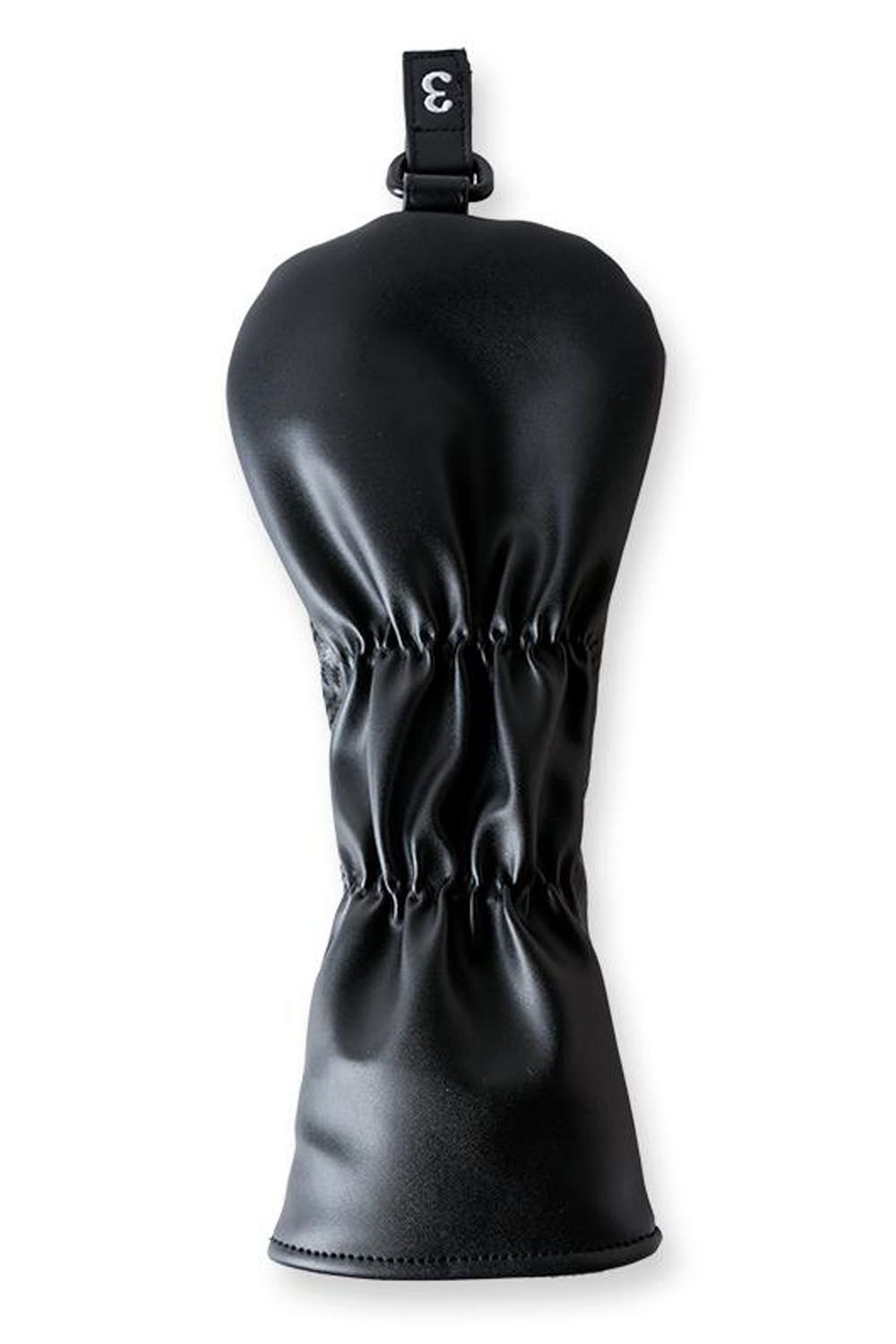 【期間限定ポイント10倍】PULLON HEADCOVER FW / プルオン フェアウェイウッドカバー (ブラック/グレー)