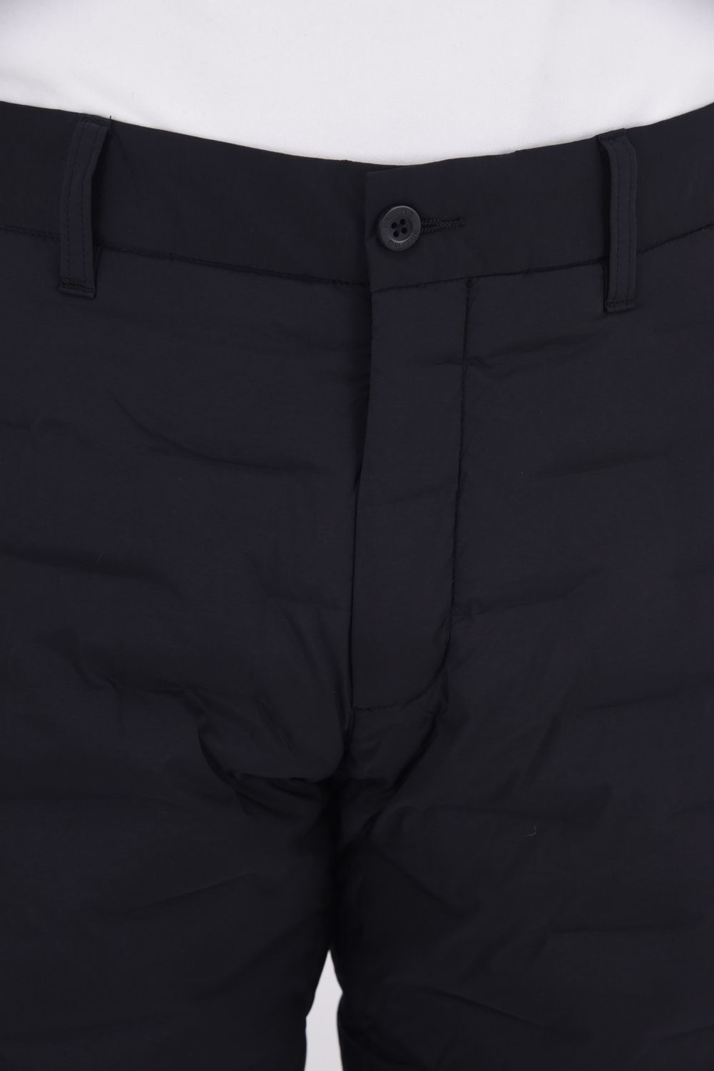 【25AW】 MEN'S HYBRID DOWN PANTS / ストレッチタフタ ダイヤモンドロゴ ハイブリッドダウンパンツ (ブラック)