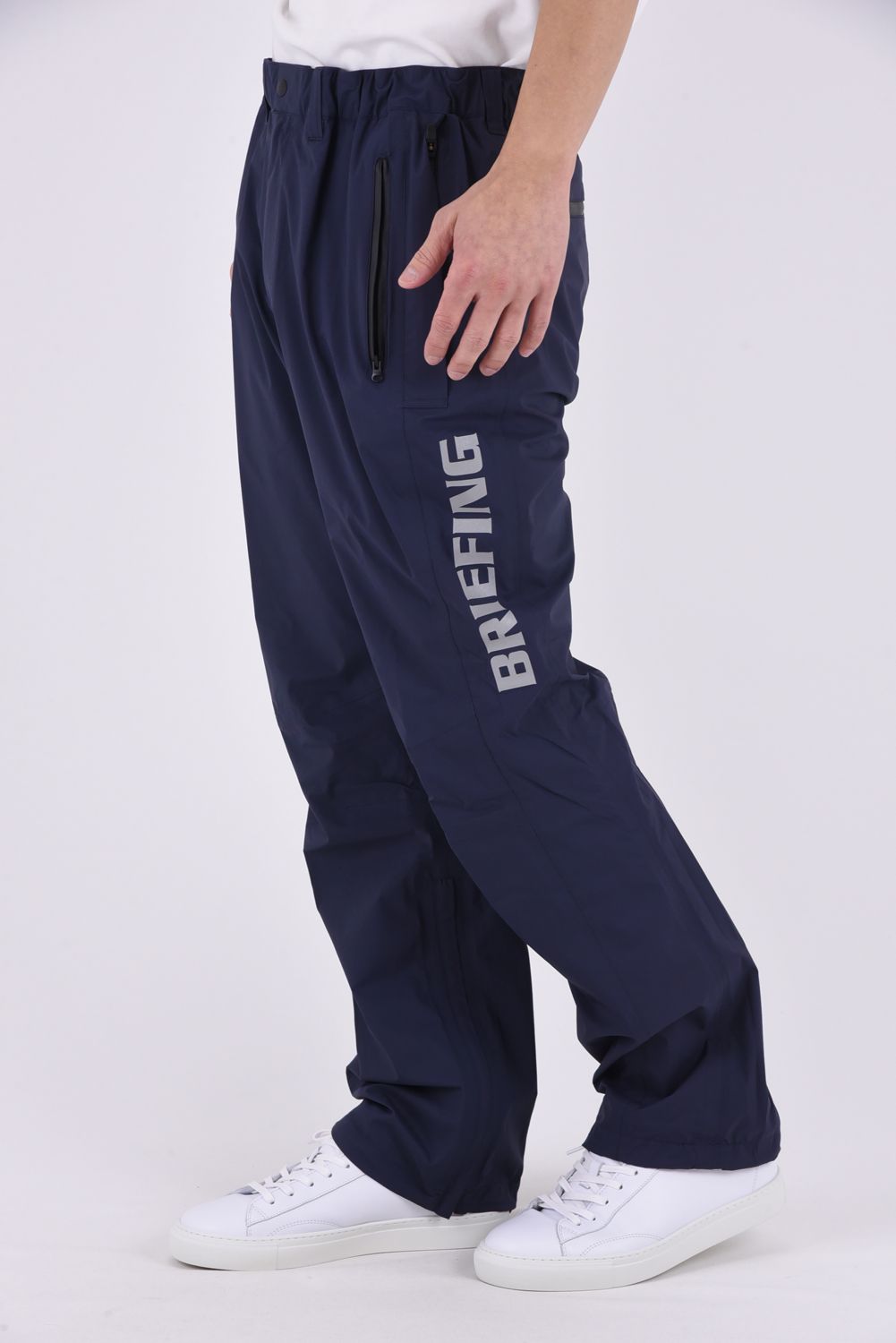 【26SS】 MEN'S WATERPROOF PANTS / マイクロリップナイロン レインパンツ (ネイビー)