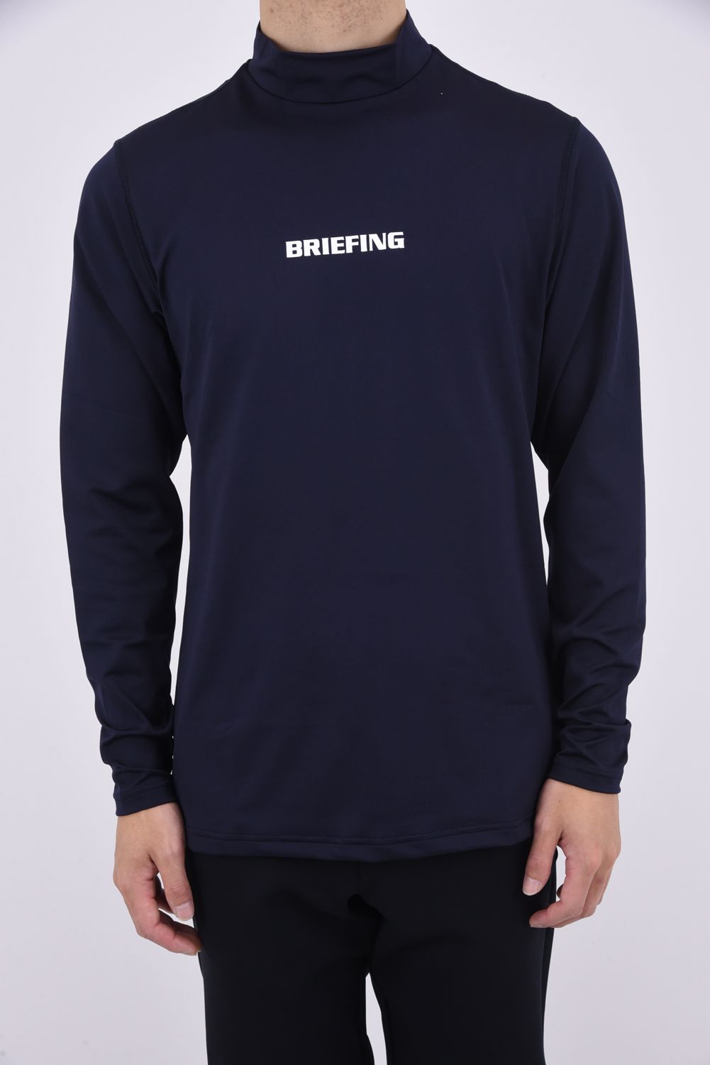 マイクラ 人気アイテム - BRIEFING MENS ブランドロゴ / BBG241 NECK HIGH LS TOUR メンズウェア