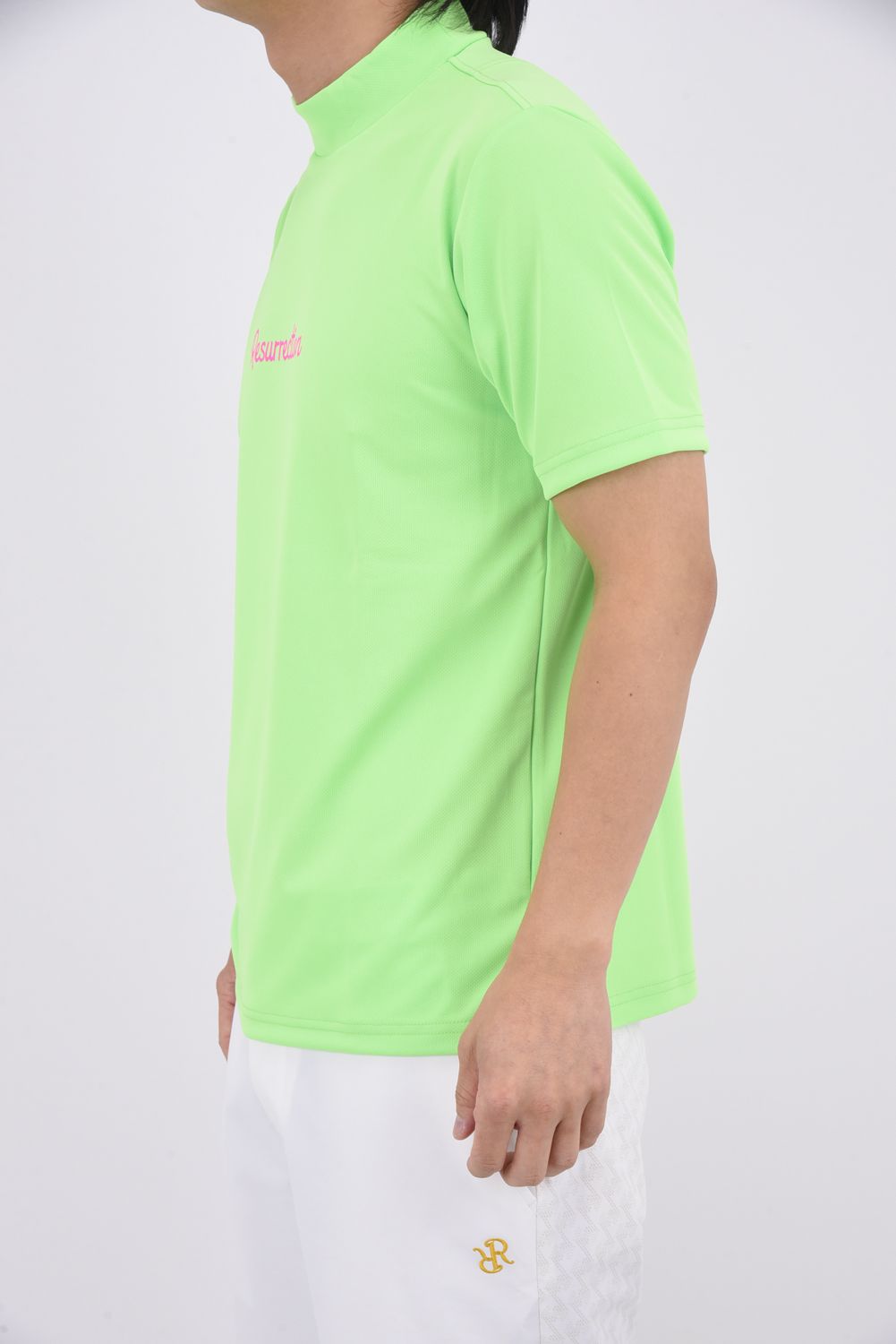 【26SS】 MENS NEONLOGO MOCK NECK / ネオン ロゴ モックネック (ネオングリーン)*