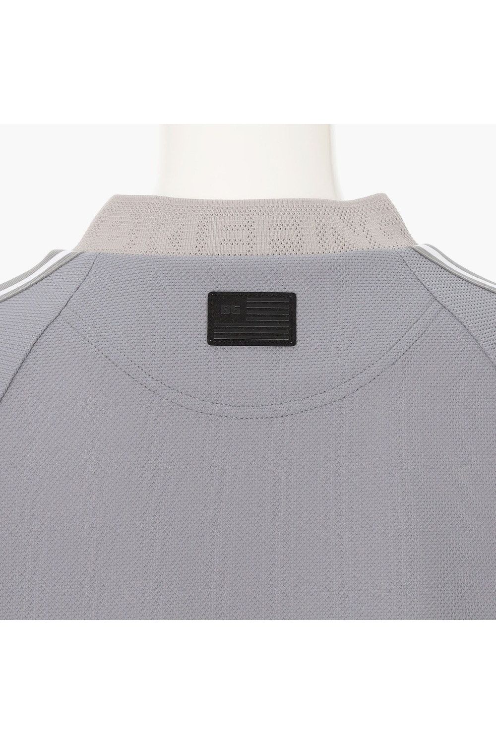 【26SS】【レディース】 WOMEN’S LINE HIGHNECK RF / カノコ生地 ラインロゴテープ リラックスフィット モックネックTシャツ (グレー)