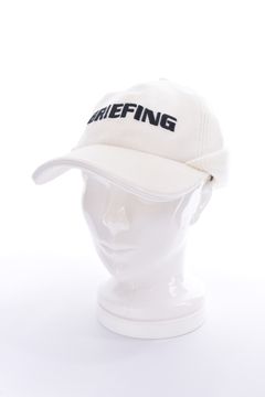 MEN'S WOOL WARM CAP / ウール混 ブランドロゴ ウォームキャップ (アイボリー)