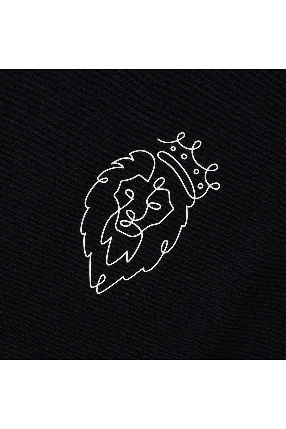 【26SS】【レディース】 ONE HAND MOCK / バイカラージャカード モックネックTシャツ (ブラック)