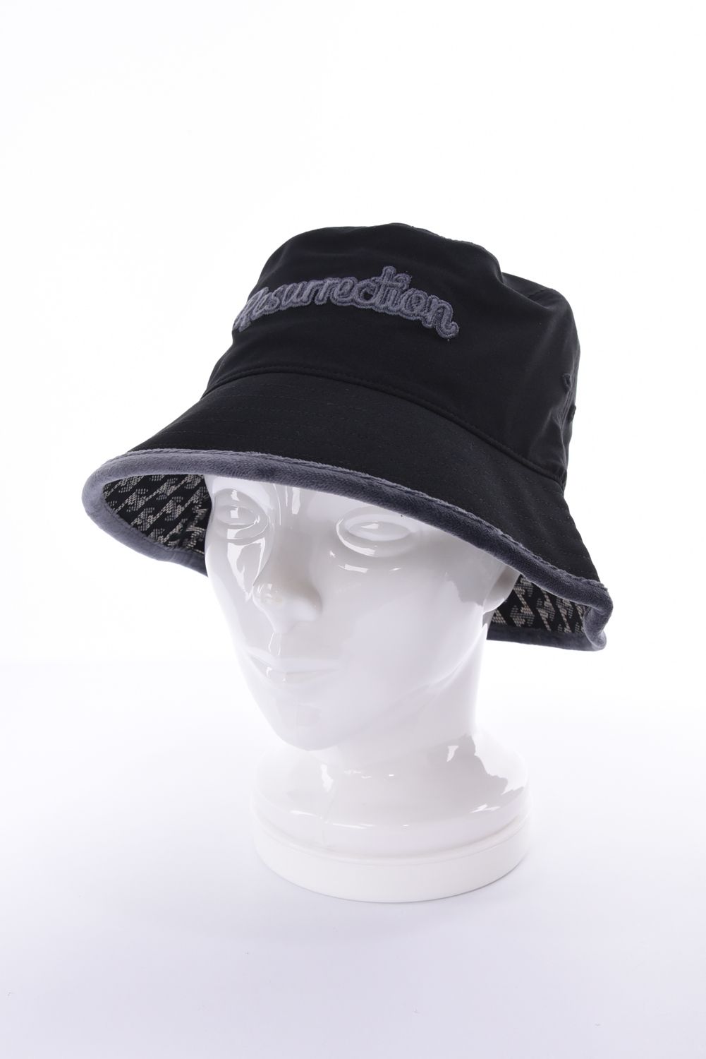 【26AW】 VELOUR BRIM BUCKET HAT / ベロアブリム バケットハット (ブラック)