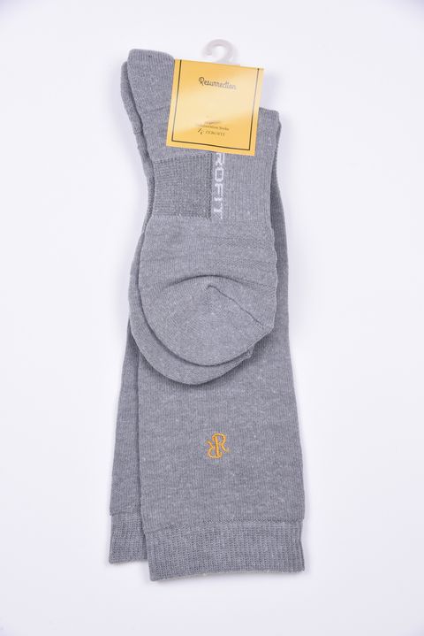 【ZEROFITコラボ】 【レディース】 RR LOGO HIGH SOCKS / RRロゴハイソックス （グレー）