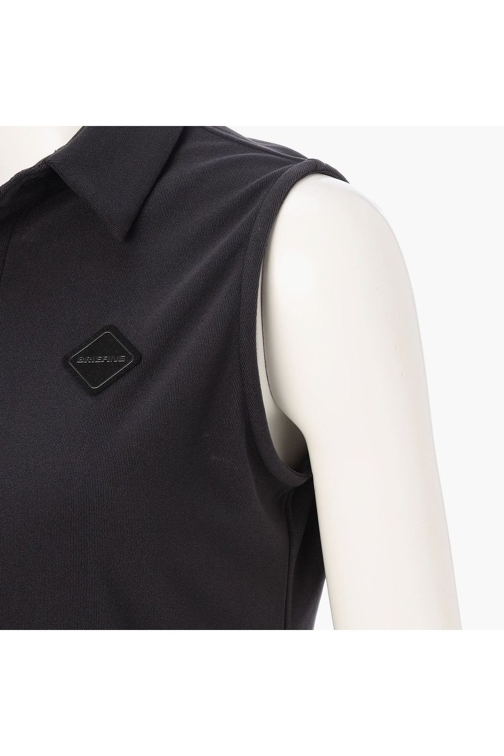 【26SS】【レディース】 WOMEN’S DRY PILE NS SHIRT / ドライパイル生地 ノースリーブポロシャツ (ブラック)