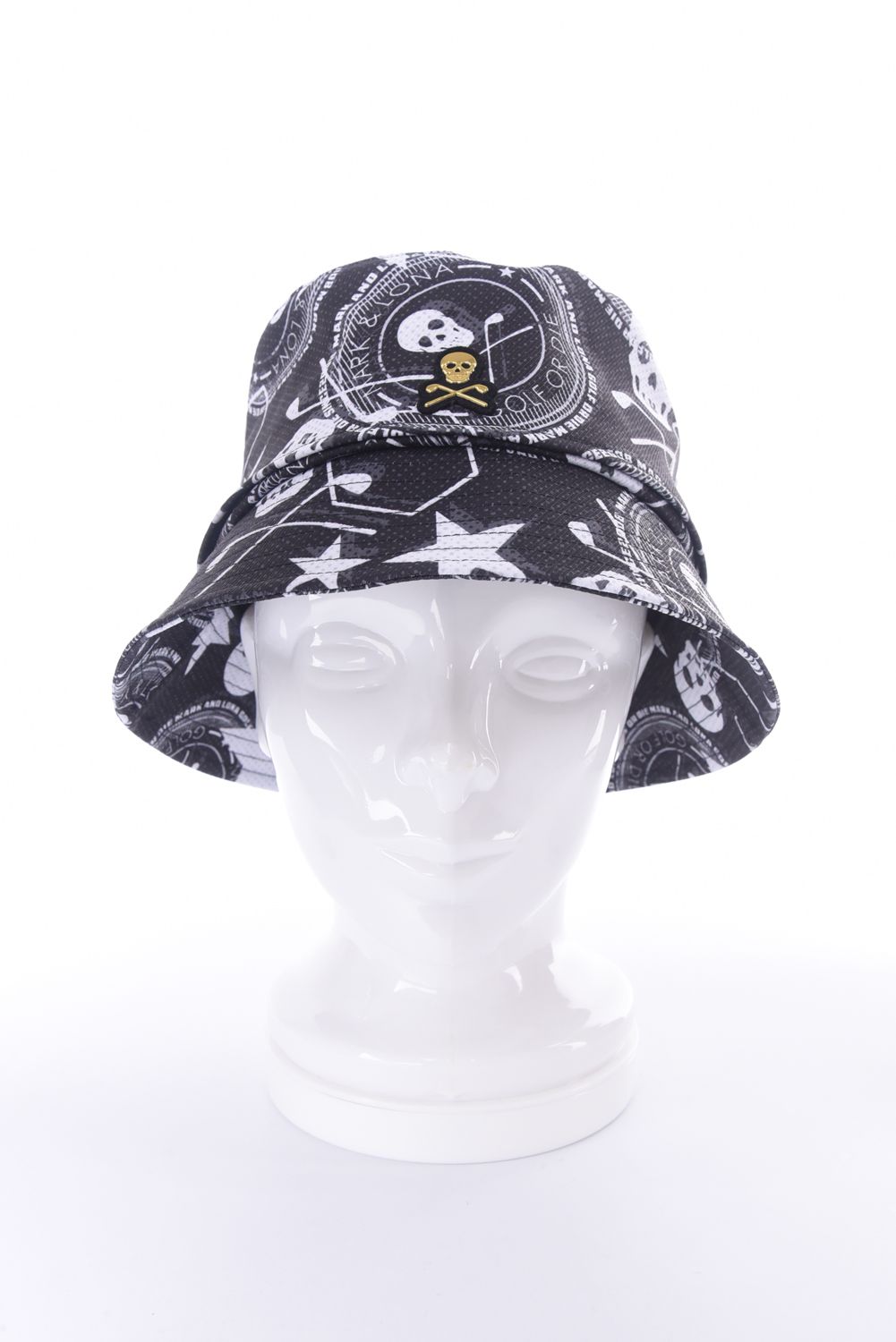 【26SS】 ATLAS VENT BUCKET HAT / アイアンスカルプリント バケットハット (ブラック)