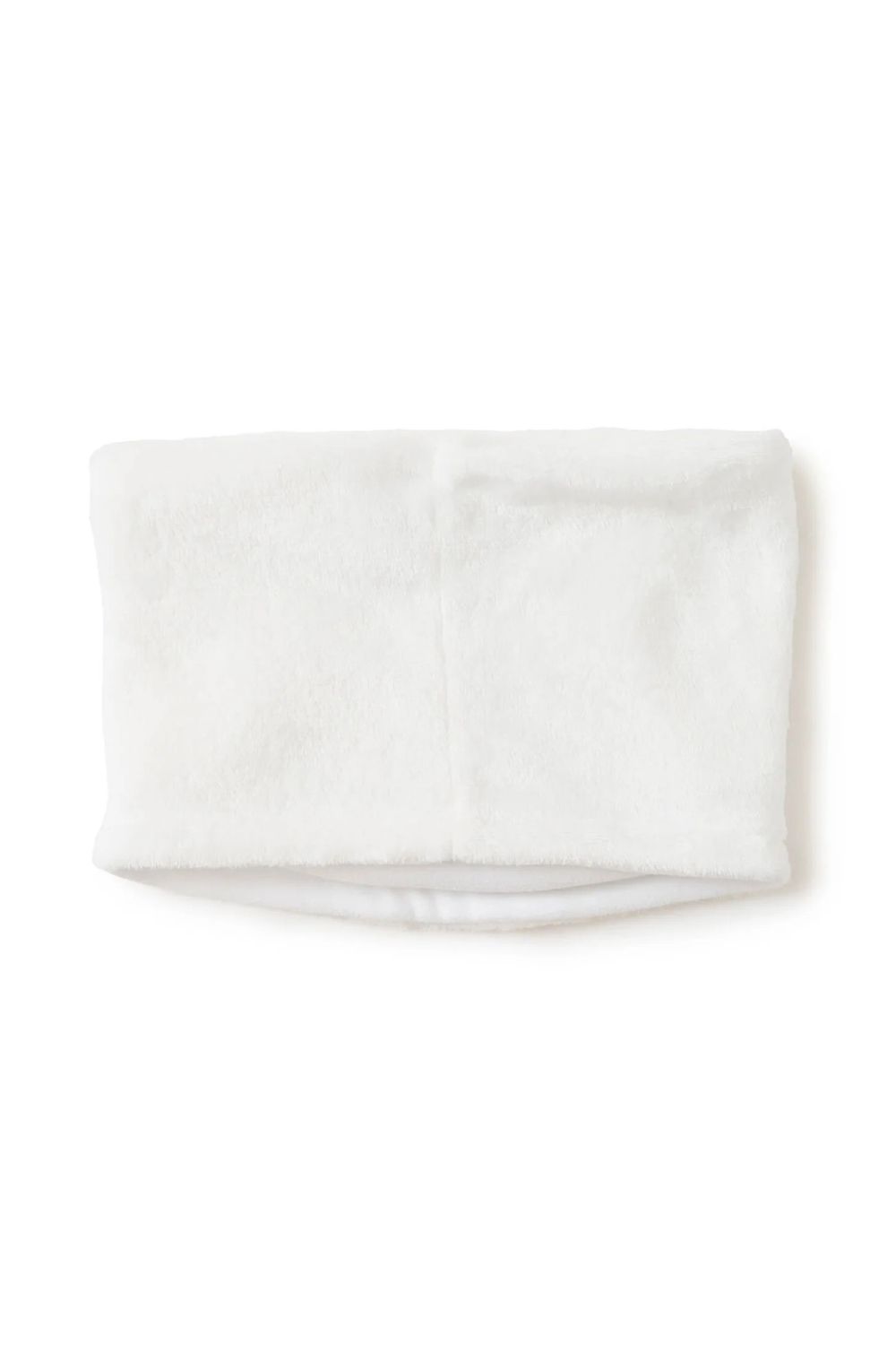 【26AW】【プレゼント好適品】 POCKET NECK WARMER / フリース裏地 カイロポケット付きネックウォーマー (ホワイト)