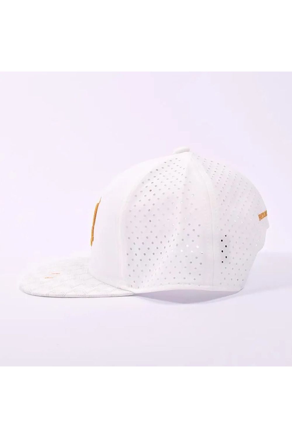 【26SS】 GM BRIM PUNCHING MESH CAP FLAT / パンチングメッシュ フラットキャップ (ホワイト)