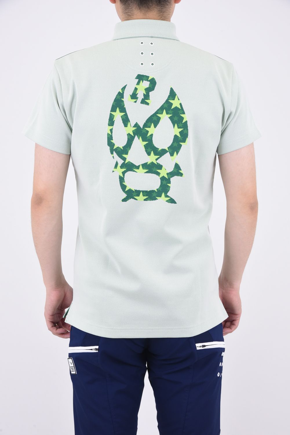 BIG LUCHA JQ POLO / オリジナルジャガード ポロシャツ ミント