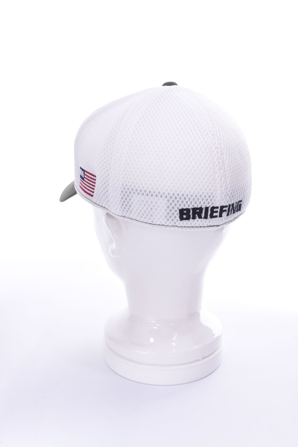 MENS MESH CAP FLEX FIT / サークルロゴ メッシュキャップ オリーブ