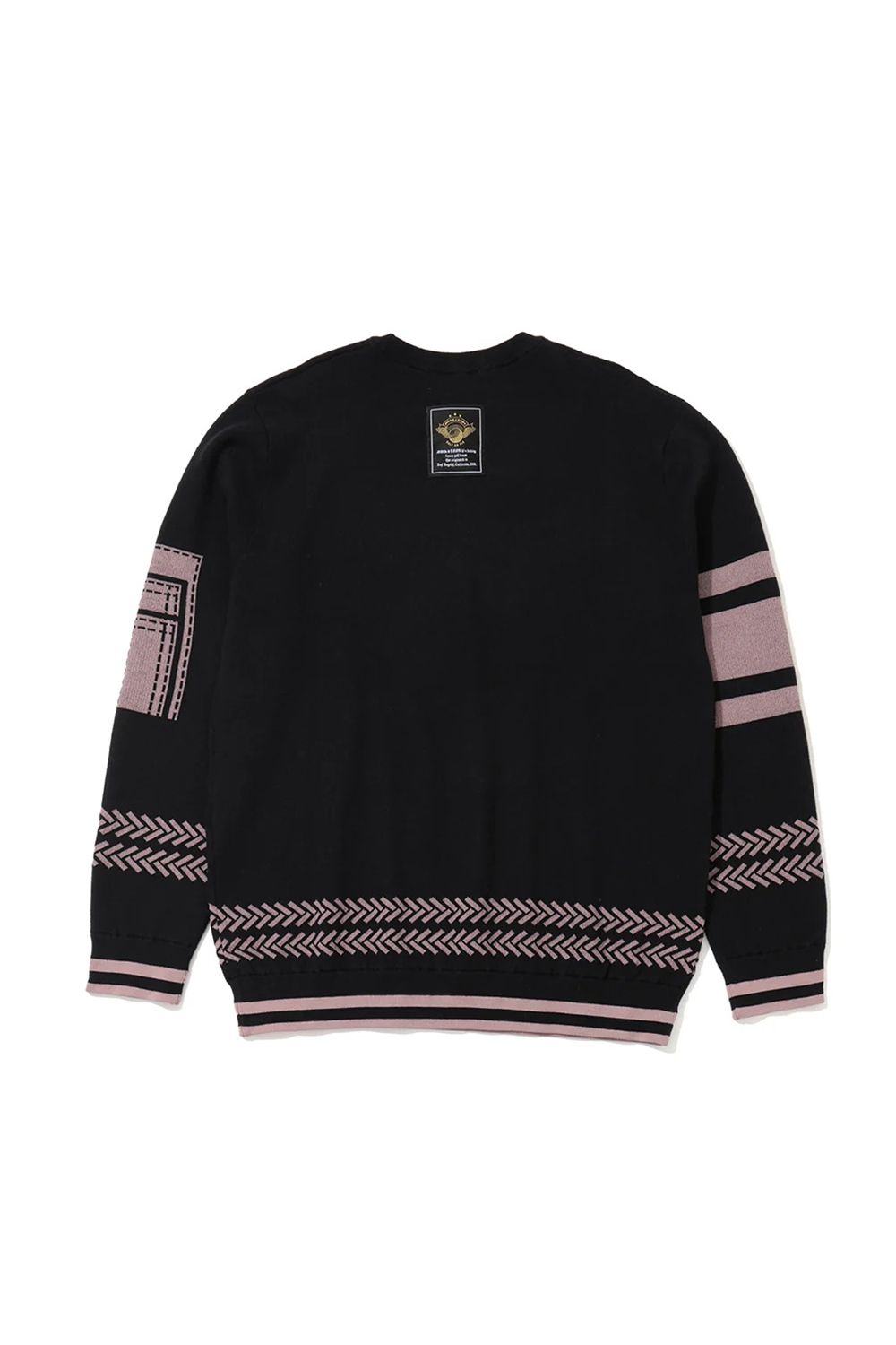 【26AW】 TRIUMPH CASHMERE BLEND KNIT / チャンピオンシップエンブレム カシミヤブレンド ニットプルオーバー (ブラック)