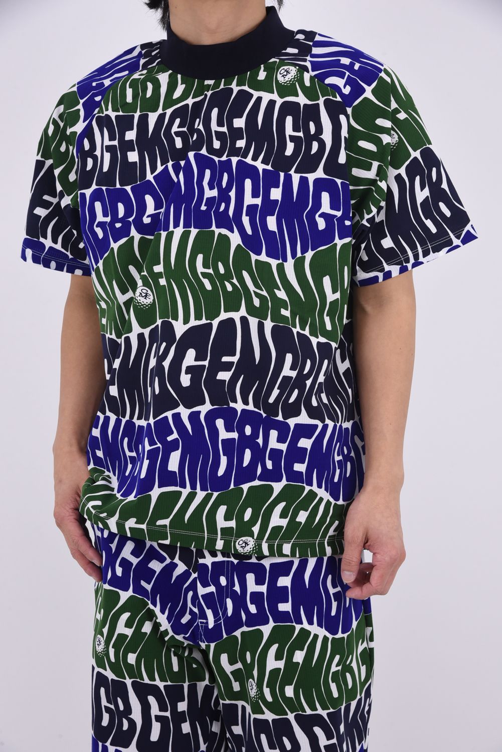 【26SS】 ORIGINAL PRINT MOCK NECK / オリジナルプリント モックネック （ネイビー）