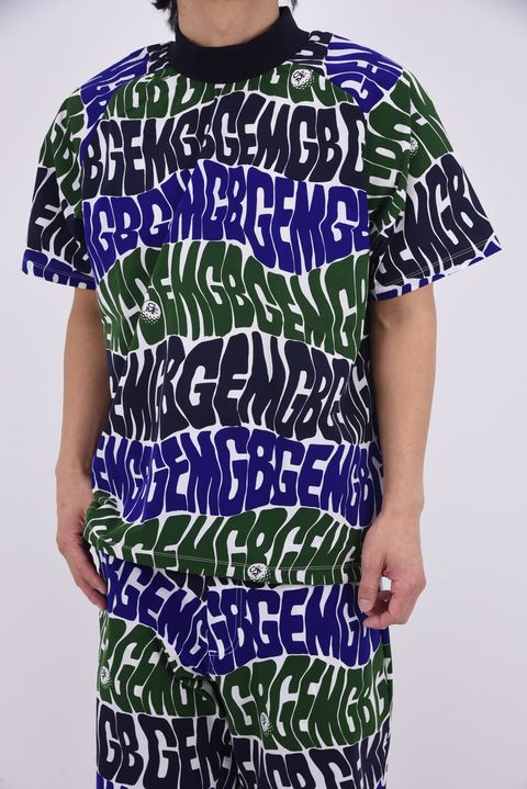 【2026SS】 ORIGINAL PRINT MOCK NECK / オリジナルプリント モックネック （ネイビー）