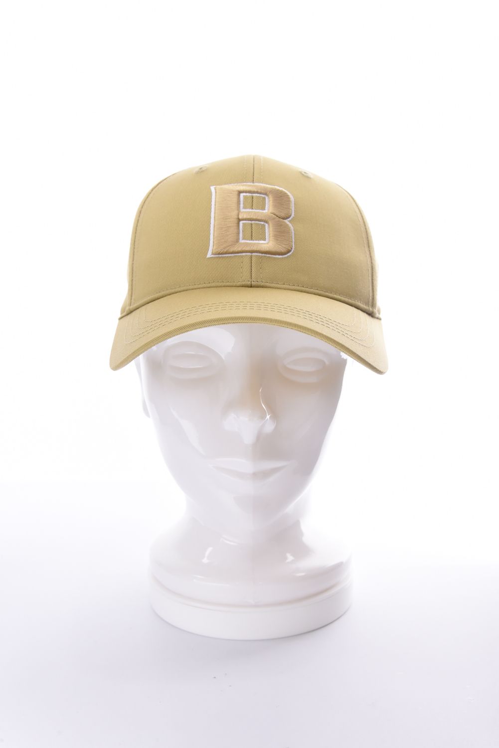 【26SS】 MEN’S INITIAL CAP / ブランドイニシャル刺繍 キャップ (ベージュ)