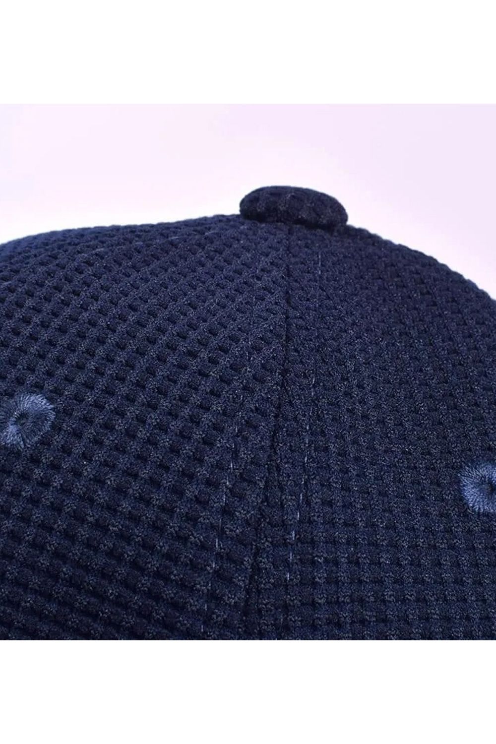 【26SS】 SILICON TAG WAFFLE CAP / シリコンタグ ワッフル キャップ (ネイビー)*