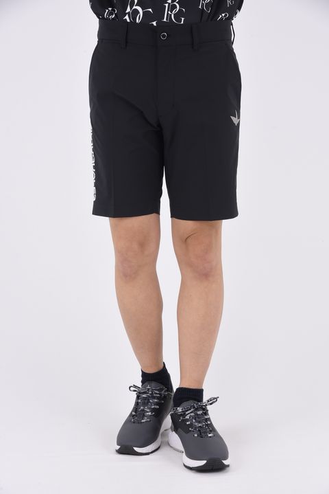 BASIC SHORT PANTS / ブランドロゴ ベーシック ショートパンツ (ブラック)