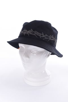 CROWN OF THORNS BUCKET HAT / 荊冠モチーフ刺繍 バケットハット （ブラック）