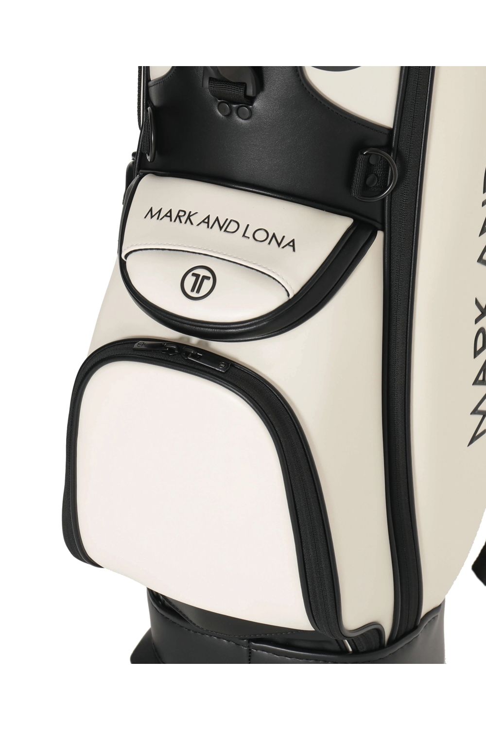 【26SS】【T-LINE】【銀行振込・代金引換不可】【返品・交換不可】 VELOCITY ROLL HYBRID STAND BAG / モノトーン シンセティックレザー スタンドタイプ キャスター付きキャディバッグ (ホワイト)