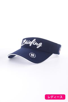 【レディース】WOMENS BASIC VISOR / ロゴ刺繍 ベーシック サンバイザー (ネイビー)