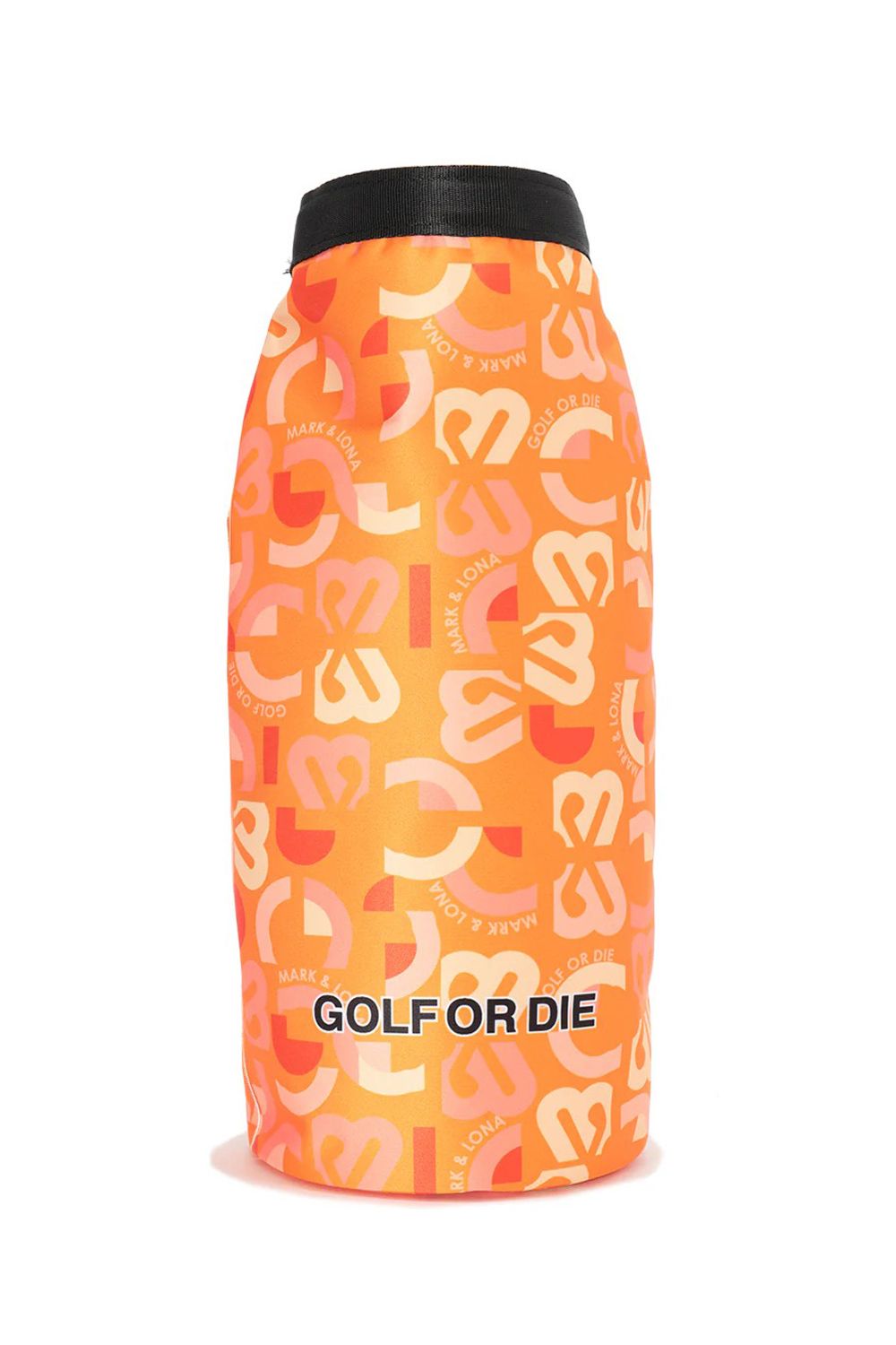 【26SS】 QUADRA ROUND COOLING BAG / エレメントスカルプリント ハンドル仕様 アイスバッグ (オレンジ)