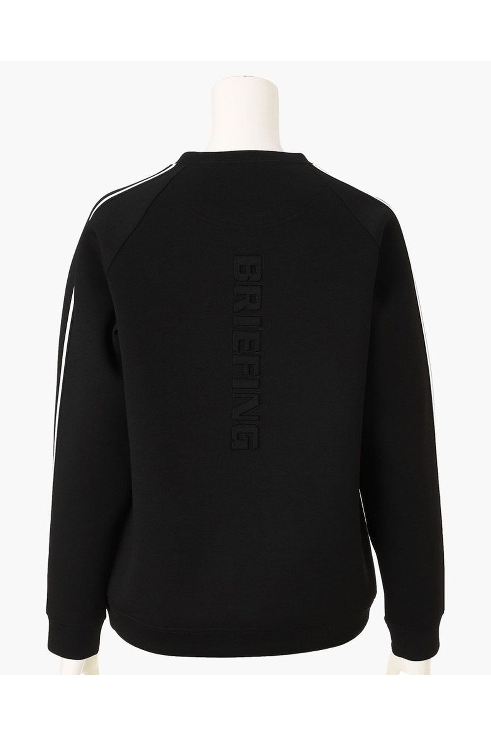 【26AW】【レディース】 WOMEN’S WARM LINE CREWNECK TOP / ダンボールニット サイドライン クルーネックトップス (ブラック)