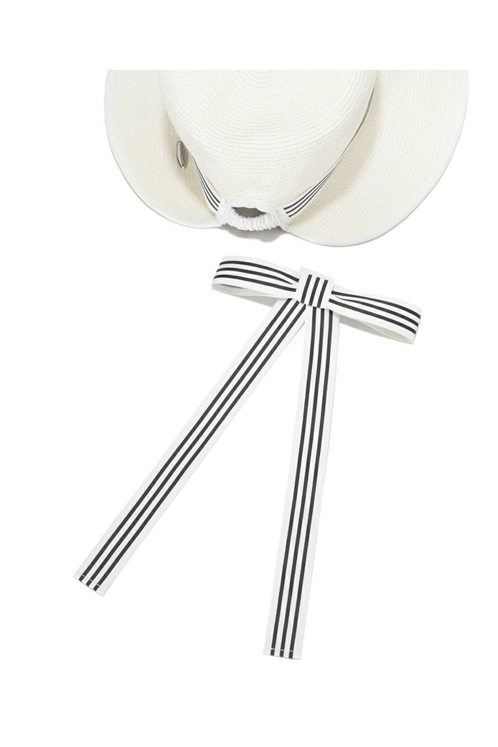 【MARK & LONA】LTリボン ペーパーラフィア つば広ハット MARK&LONA - 【レディース】【T-LINE】 SERENE RAFFIA HAT