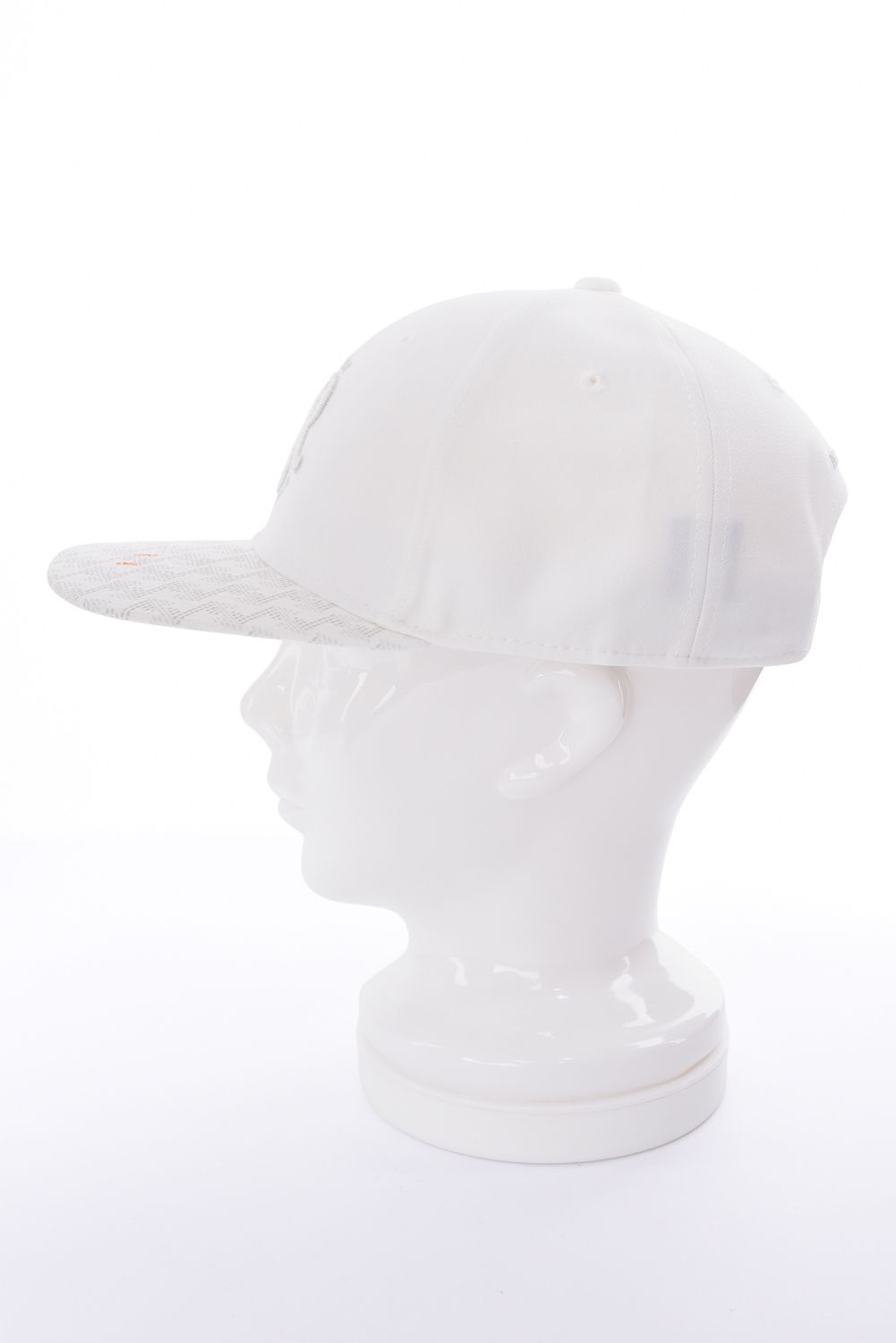 【26AW】 GM BRIM CAP LANATEC / RRロゴ刺繍 オリジナルテキスタイルブリム フラットキャップ (モノホワイト)