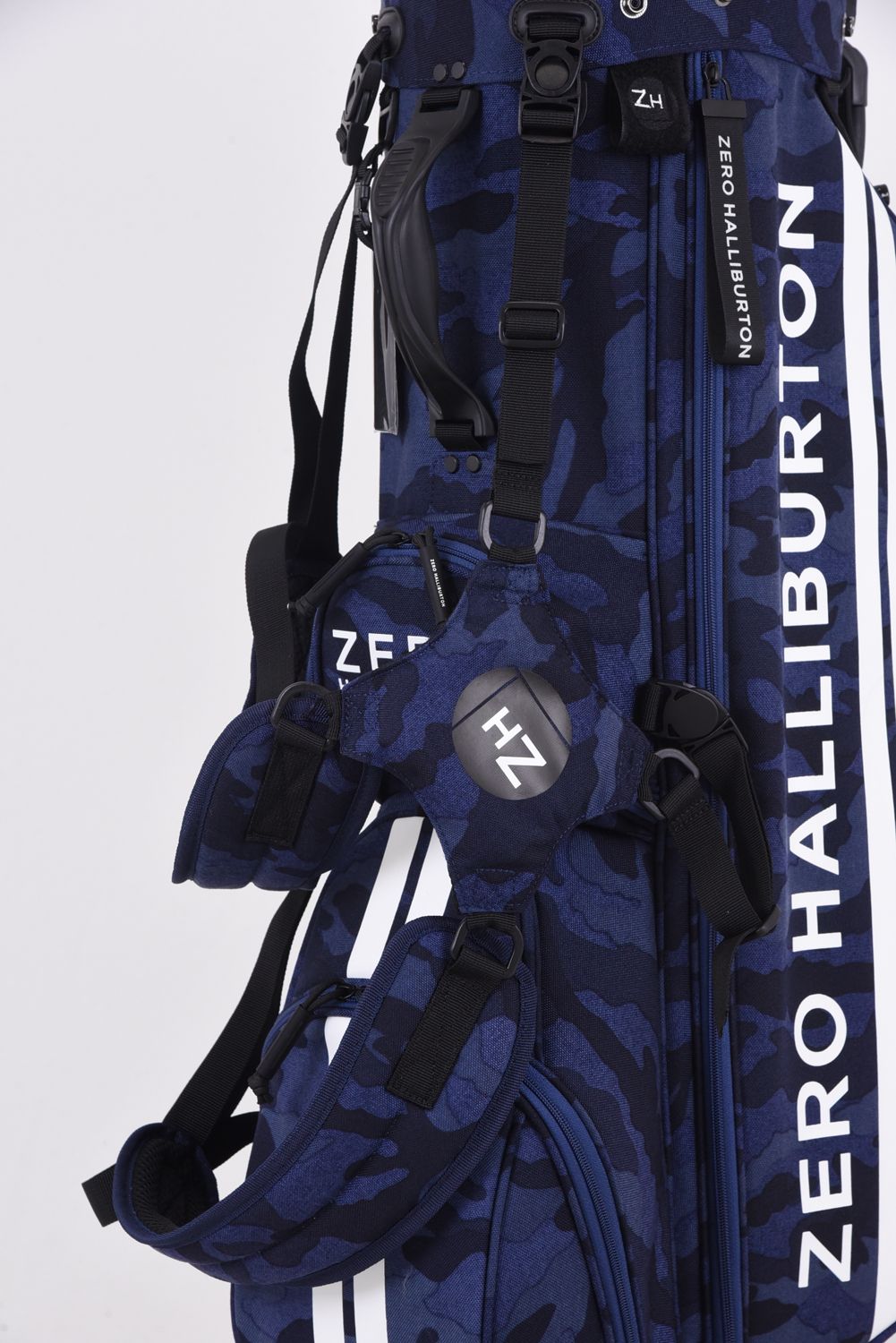 【銀行振込・代金引換不可】【返品・交換不可】【1000Dコーデュラナイロン】Stand Bag ZHG-CB1 / スタンドタイプ キャディバッグ ネイビーカモ