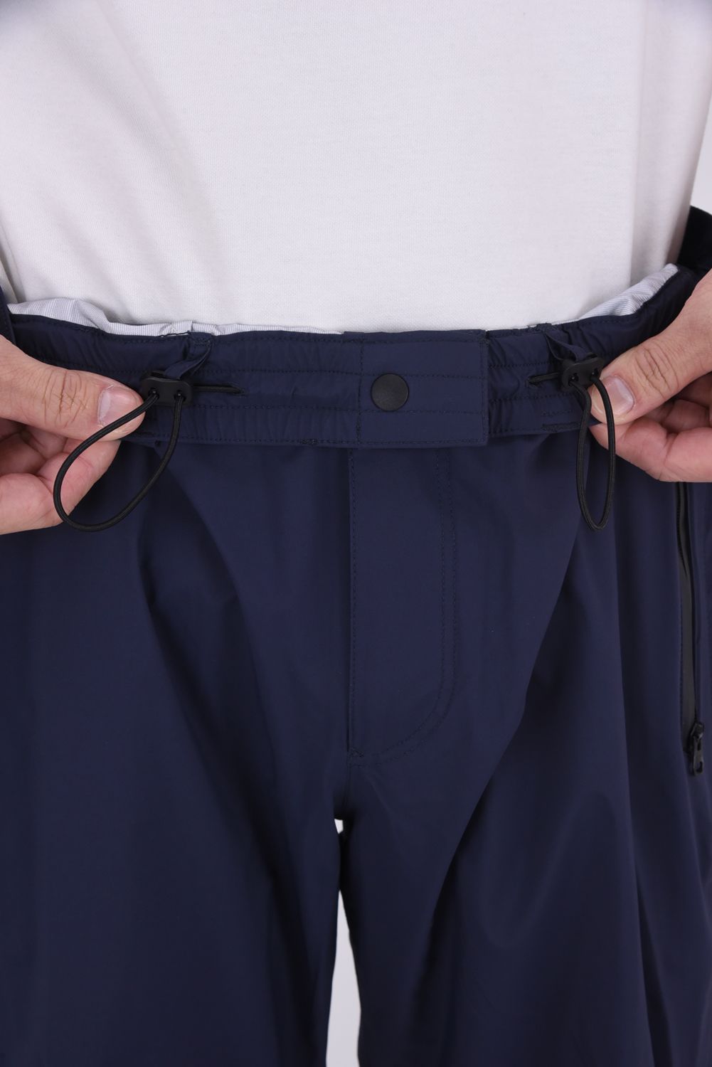 【26SS】 MEN'S WATERPROOF PANTS / マイクロリップナイロン レインパンツ (ネイビー)