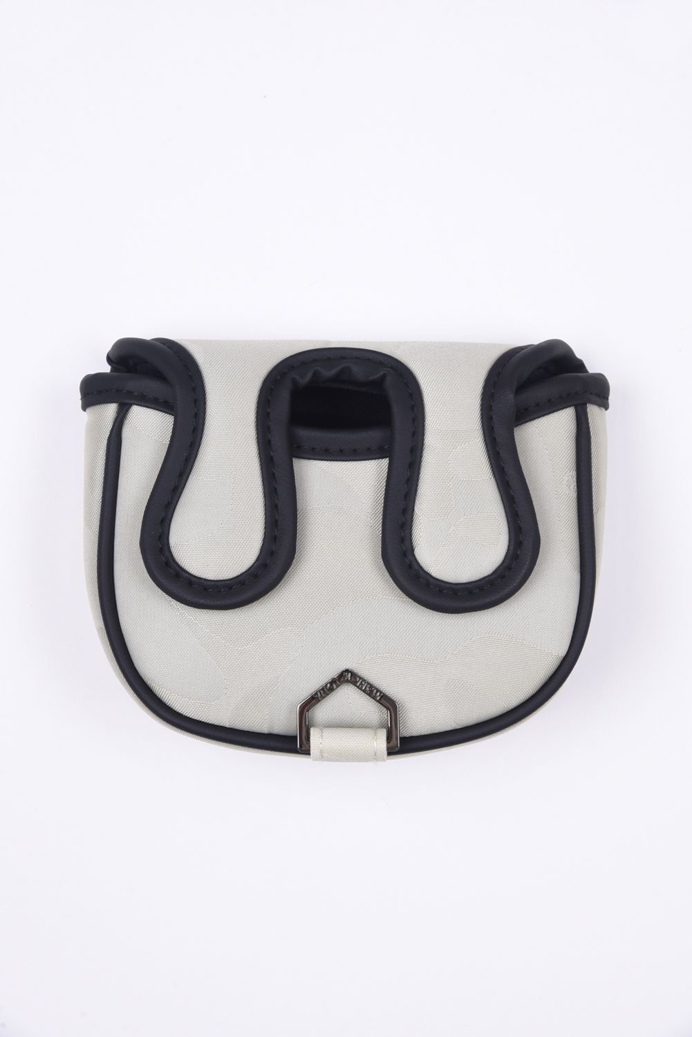 PREMIUM GAUGE MALLET COVER / コーデュラナイロン レザーパイピング オリジナルカモジャカード マレットタイプ パターカバー (アイスグレー)