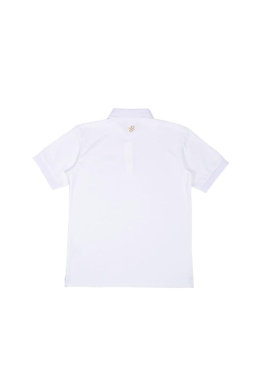 【25SS】 MENS GM JACQUARD POLO / オリジナルテキスタイルジャガード ポロシャツ (ホワイト)