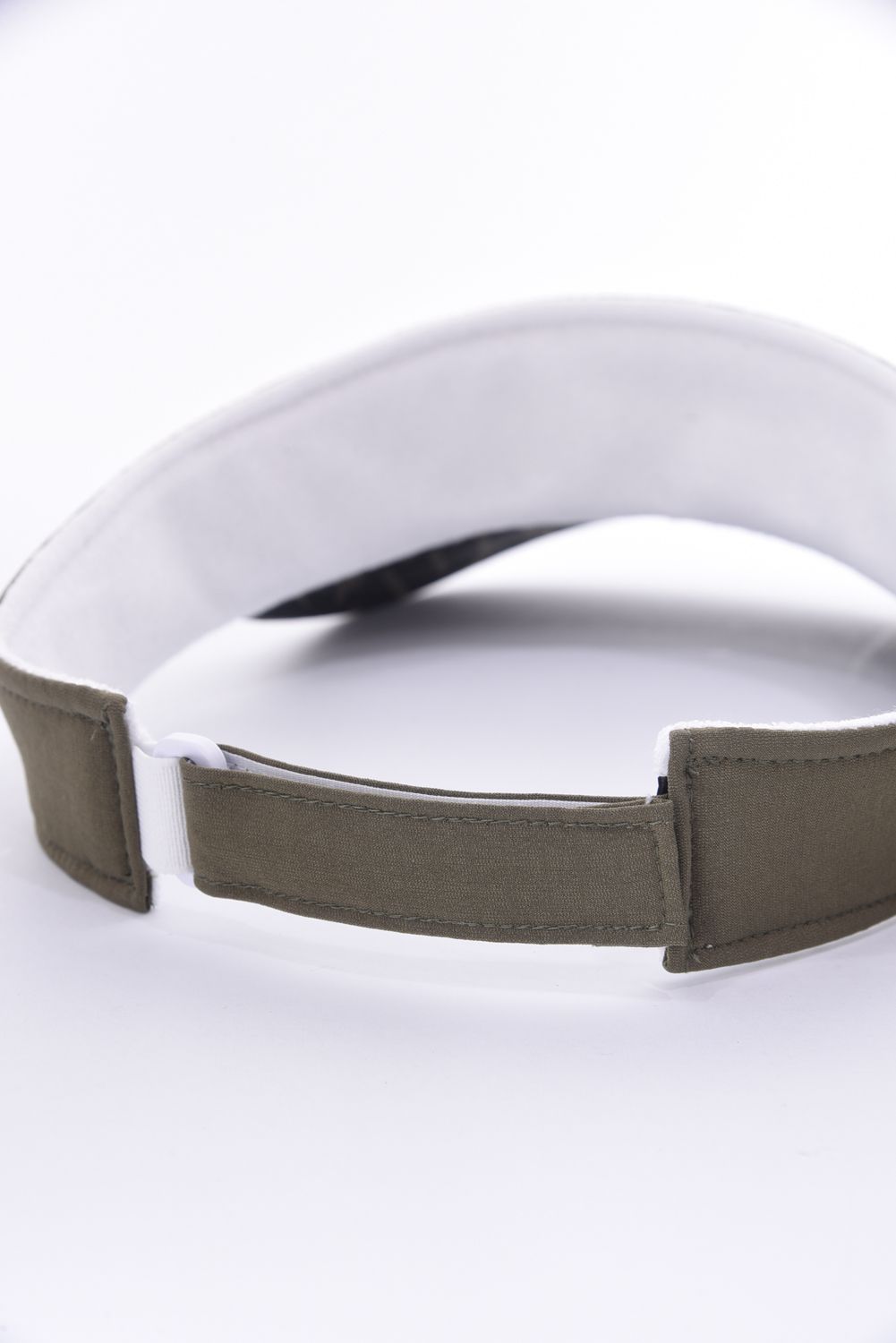 VISOR / ツバ裏ロゴ サンバイザー カーキ
