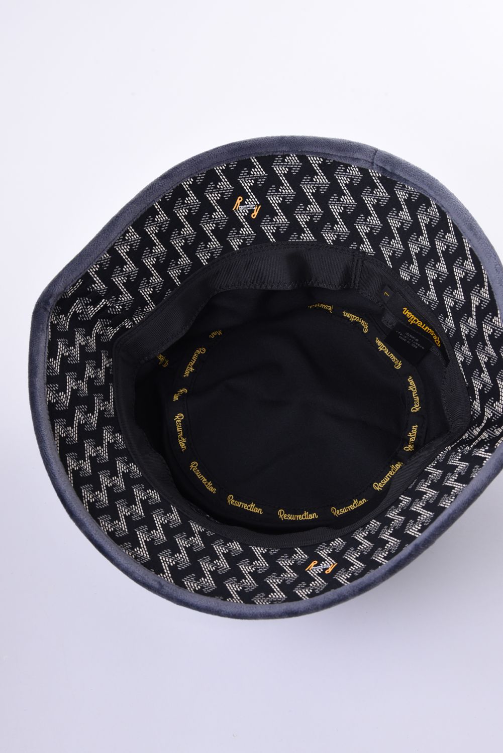 【26AW】 VELOUR BRIM BUCKET HAT / ベロアブリム バケットハット (ブラック)